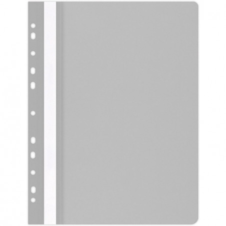 Skoroszyt wpinany Office Products A4 PP szary (25)