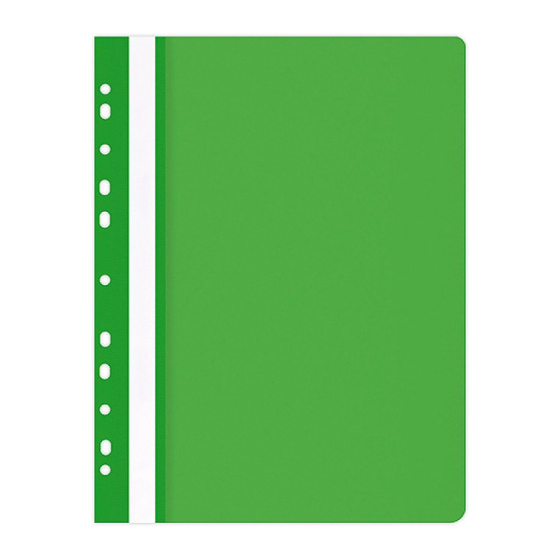 Skoroszyt wpinany Office Products A4 PP zielony (25)