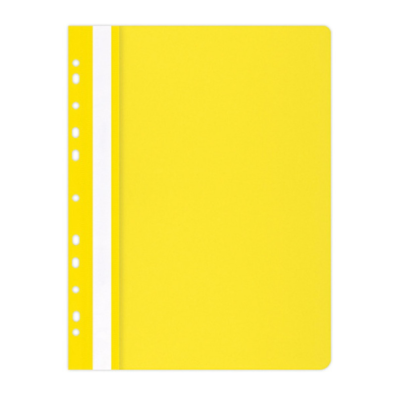 Skoroszyt wpinany Office Products A4 PP żółty (25)