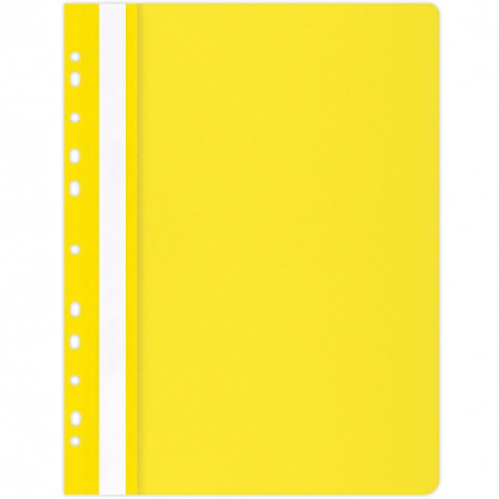 Skoroszyt wpinany Office Products A4 PP żółty (25)