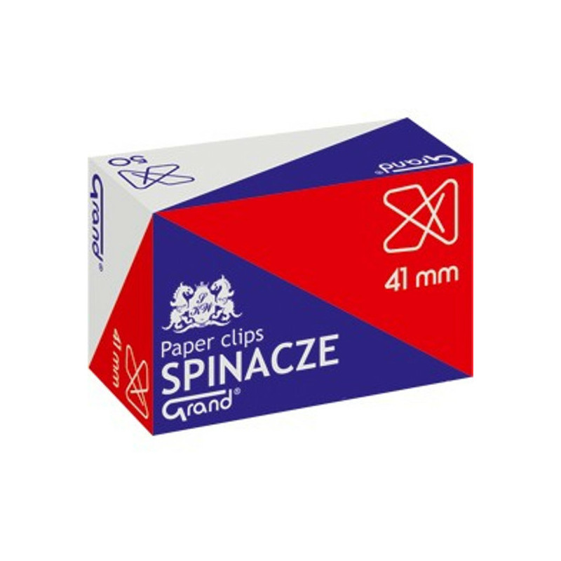 SPINACZE BIUROWE KRZYŻOWE 41mm (50)