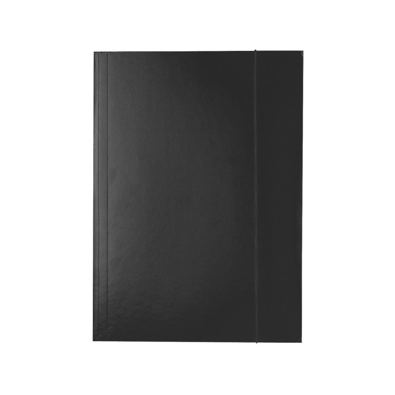 TECZKA KARTONOWA Z GUMKĄ ESSELTE A4/400g CZARNA