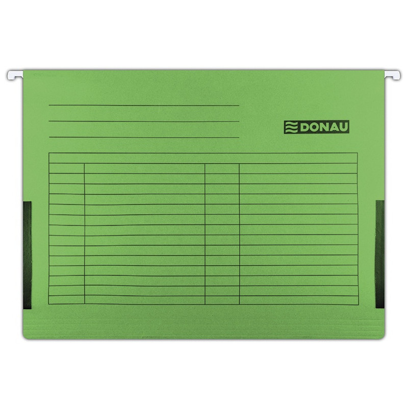 Teczka zawieszana Donau A4 (z bokami) zielona (5)