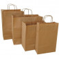 TORBA PAPIEROWA 24x10x32cm BRĄZOWA