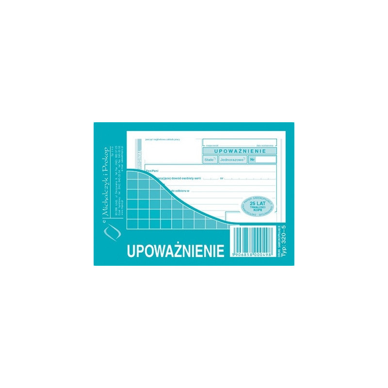 UPOWAŻNIENIE A6 (O+1K)