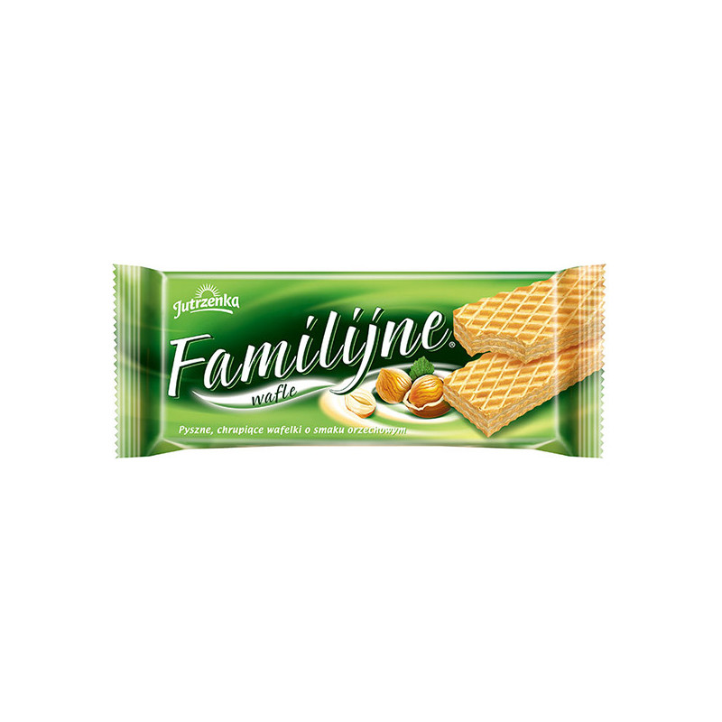 WAFLE JUTRZENKA FAMILIJNE 180g ORZECHOWE