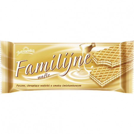 WAFLE JUTRZENKA FAMILIJNE 180g ŚMIETANKOWE