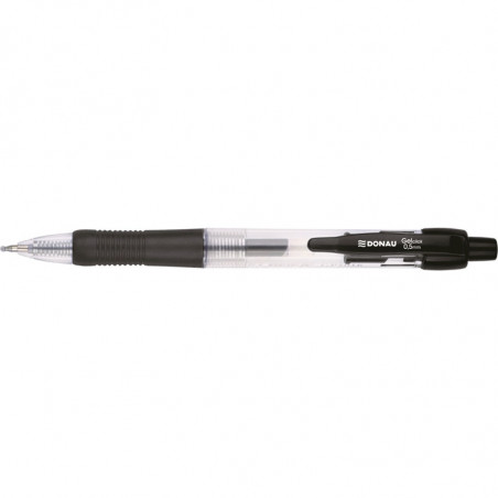 Długopis żelowy Donau Gelclick 0.5mm czarny