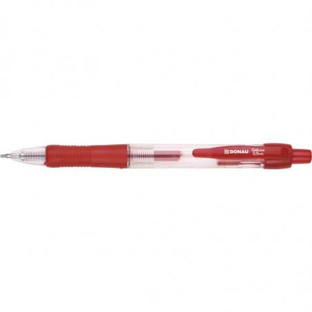Długopis żelowy Donau Gelclick 0.5mm czerwony