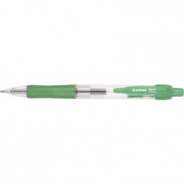Długopis żelowy Donau Gelclick 0.5mm zielony