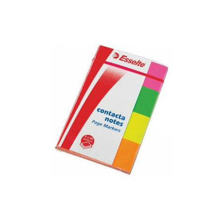 ZAKŁADKI ESSELTE 20x50mm 4 KOLORY (4x50)