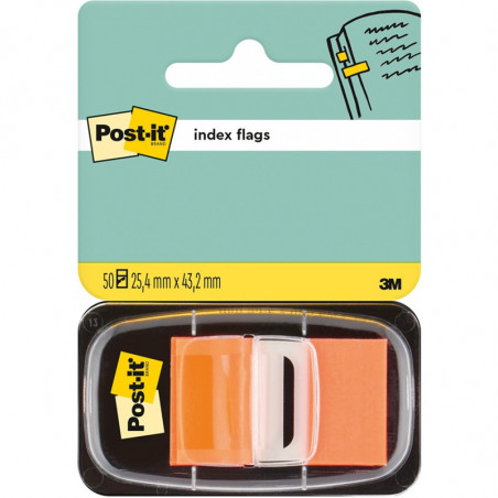 ZAKŁADKI POST-IT 25*43mm POMARAŃCZOWE (50)