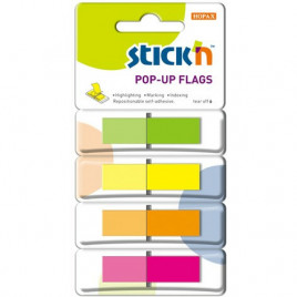 ZAKŁADKI STICK'N 12*45mm 4 KOLORY (4*40)