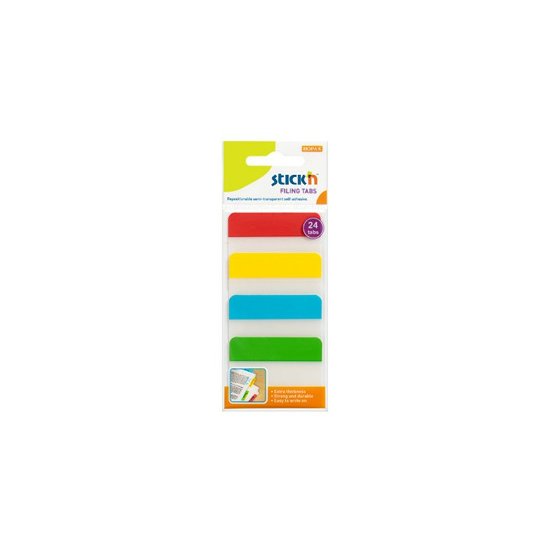 ZAKŁADKI STICK'N 25*38mm 4 KOLORY (4*6)