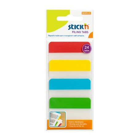 ZAKŁADKI STICK'N 25*38mm 4 KOLORY (4*6)