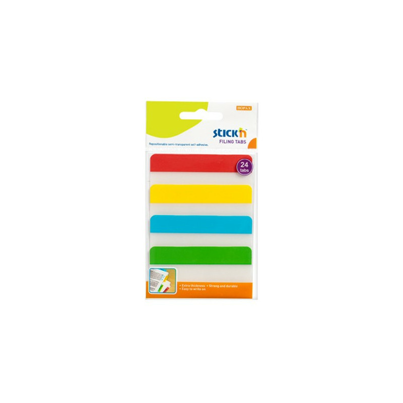 ZAKŁADKI STICK'N 38*76mm 4 KOLORY (4*6)