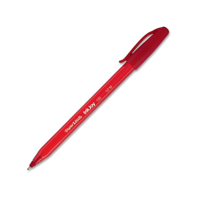 DŁUGOPIS PAPER MATE INKJOY 100 CAP M CZERWONY