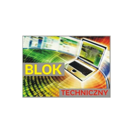 Blok techniczny Interdruk A4/10k biały