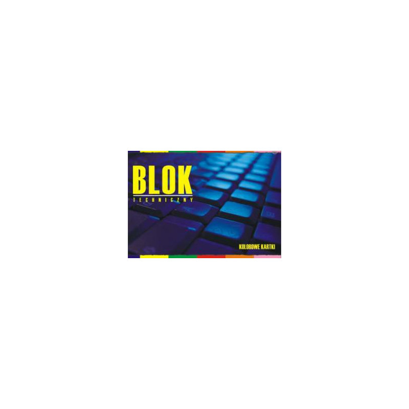 Blok techniczny Interdruk A4/10k kolorowy