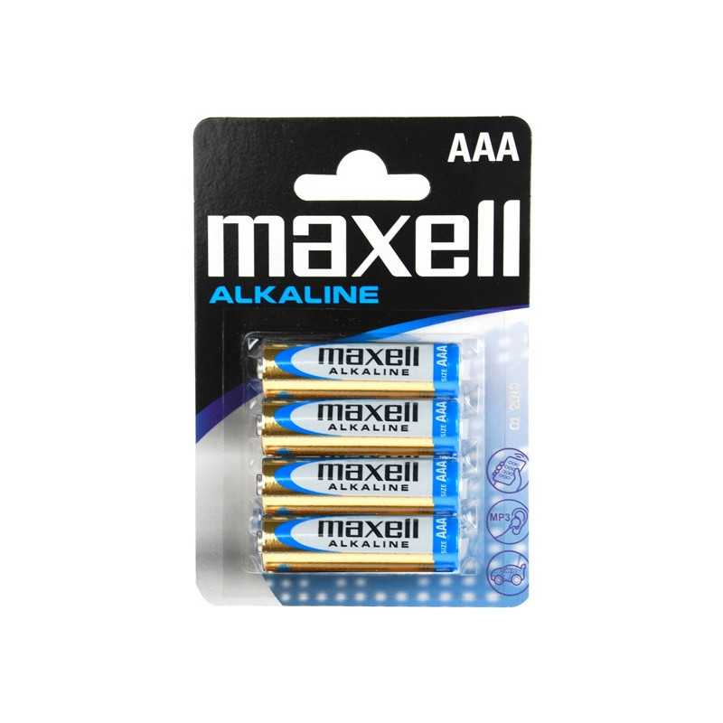 BATERIE MAXELL ALKALINE AAA LR3 (4)