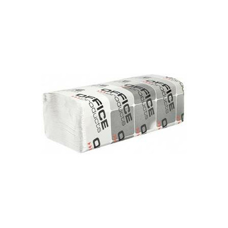Ręczniki składane Office Products ZZ 1w makulatura białe (20x200)