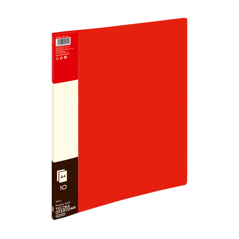 ALBUM OFERTOWY GRAND A4/10K CZERWONY