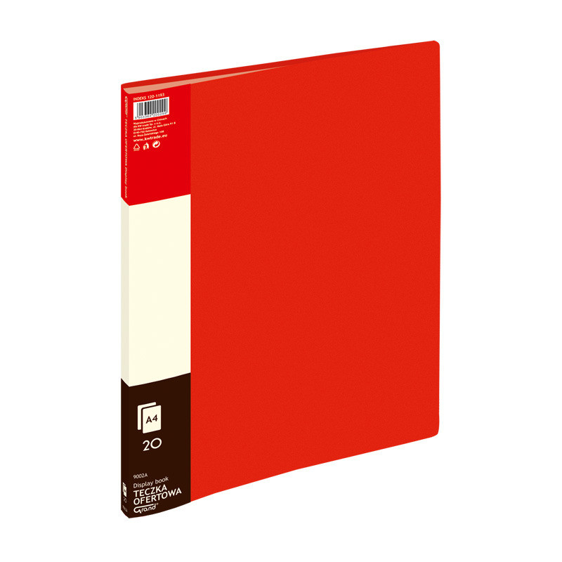 ALBUM OFERTOWY GRAND A4/20K CZERWONY