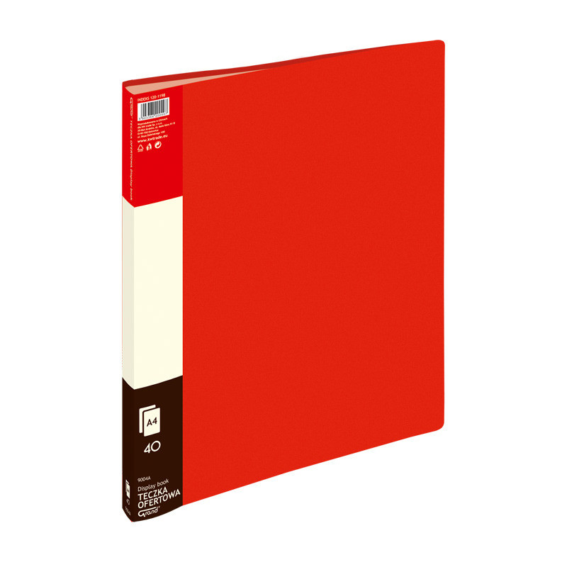 ALBUM OFERTOWY GRAND A4/40K CZERWONY