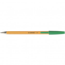 Długopisy Q-Connect 0.4mm zielone (20)