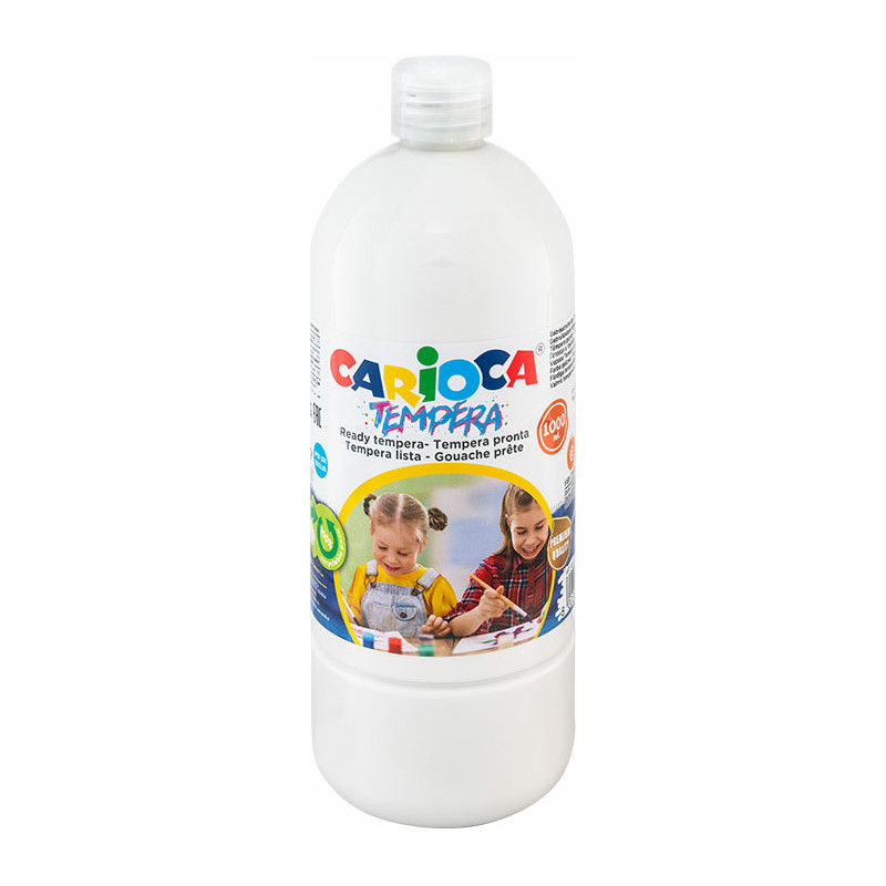 Farba tempera Carioca 1000ml biała