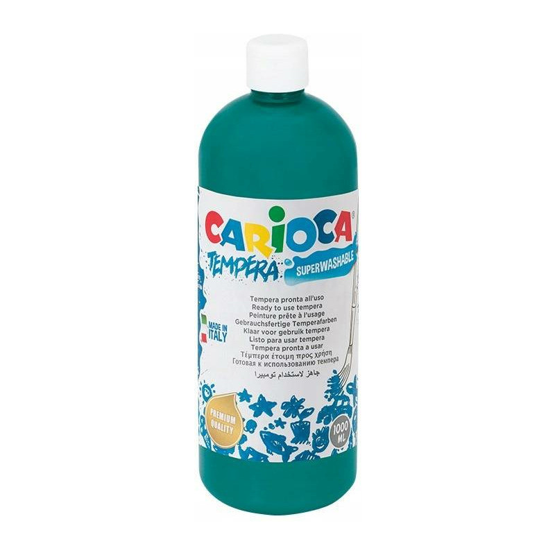 Farba tempera Carioca 1000ml morska zielona