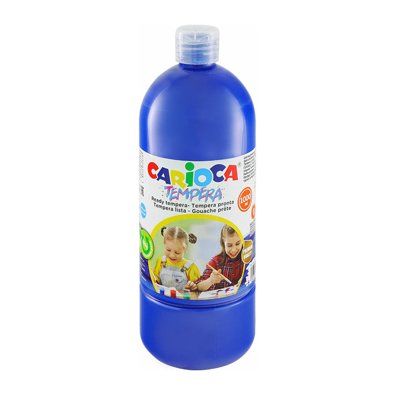Farba tempera Carioca 1000ml granatowa