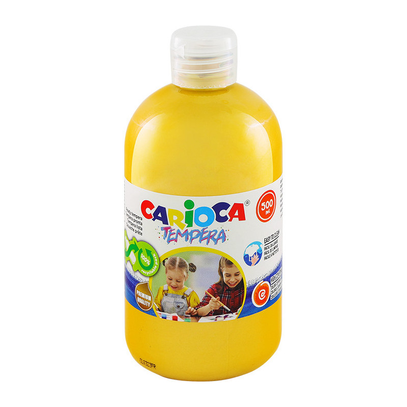 Farba tempera Carioca 500ml złota