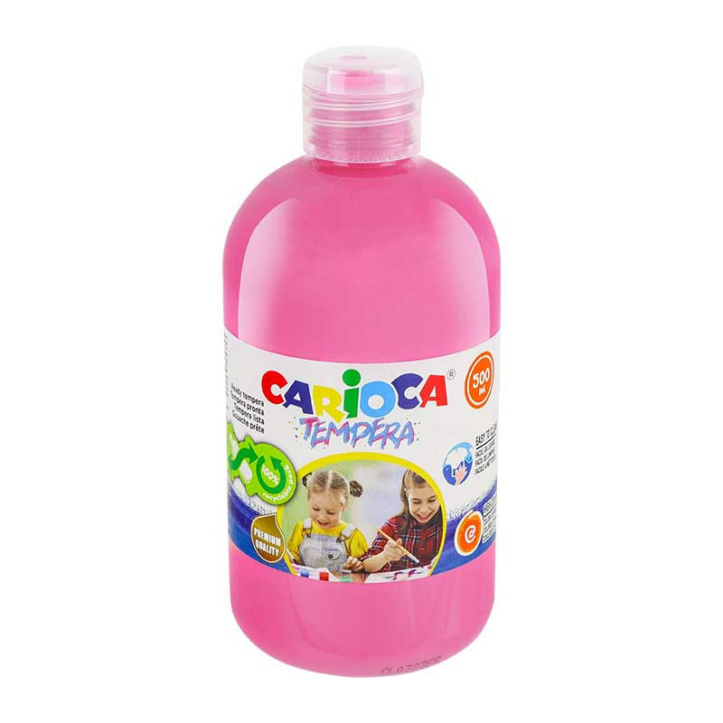 Farba tempera Carioca 500ml ciemnoróżowa