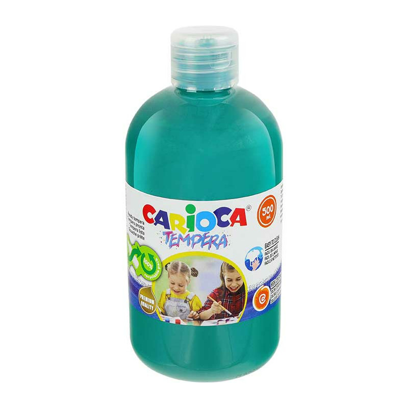 Farba tempera Carioca 500ml zieleń morska