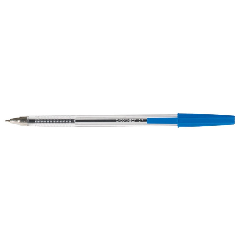 Długopisy Q-Connect 0.7mm niebieskie (20)