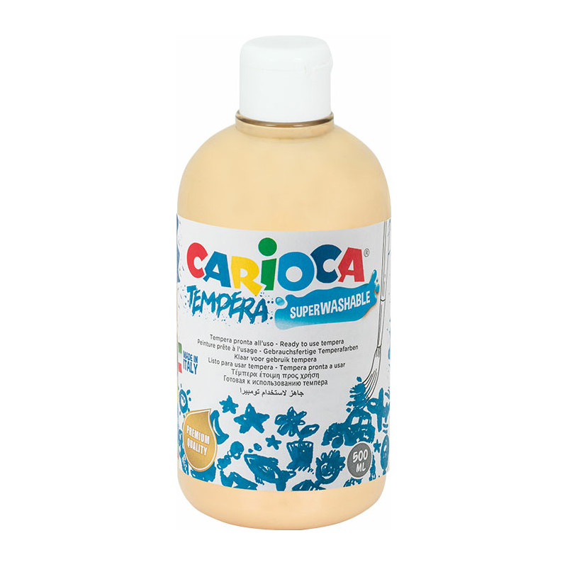 Farba tempera Carioca 500ml łososiowa