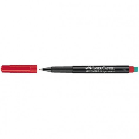 FOLIOPIS FABER-CASTELL OHP F CZERWONY