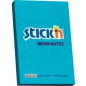 KARTECZKI STICK'N 51*76mm NIEBIESKIE NEON (100)