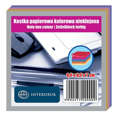 KOSTKA NIEKLEJONA 85*85*70mm KOLOR
