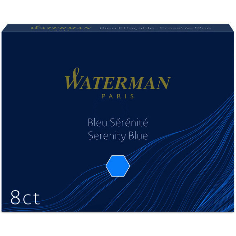 NABOJE ATRAMENTOWE WATERMAN STANDARD NIEBIESKIE (8)