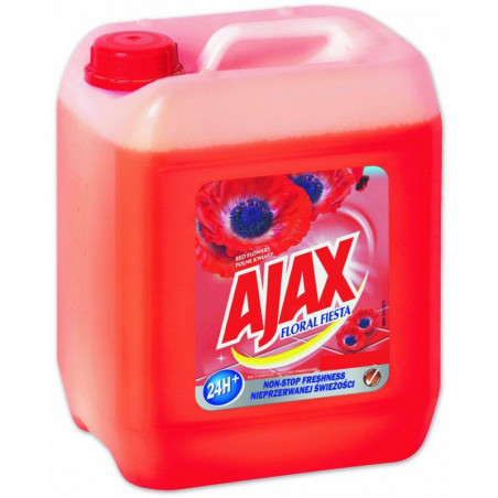 Płyn uniwersalny Ajax Floral Fiesta 5L czerwony