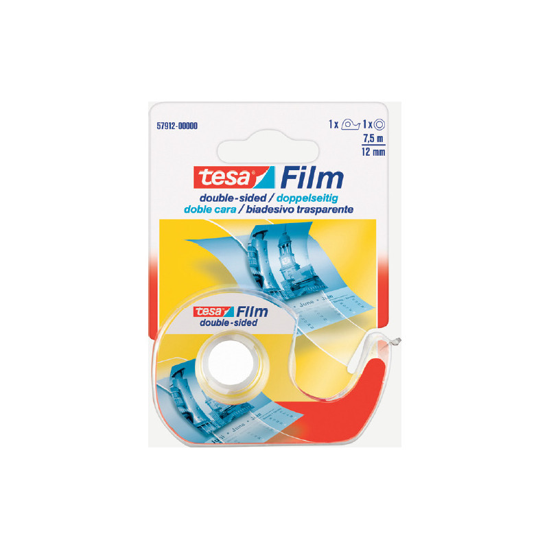 TAŚMA DWUSTRONNA TESA 12mm*7,5m + PODAJNIK