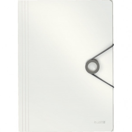 TECZKA Z GUMKĄ LEITZ SOLID 15mm BIAŁA