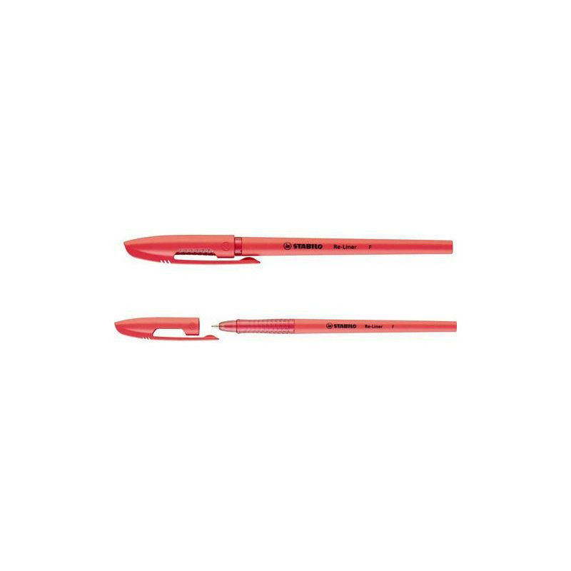 DŁUGOPIS STABILO RE-LINER CZERWONY