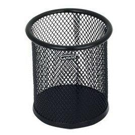 METALOWY POJEMNIK NA DŁUGOPISY CZARNY