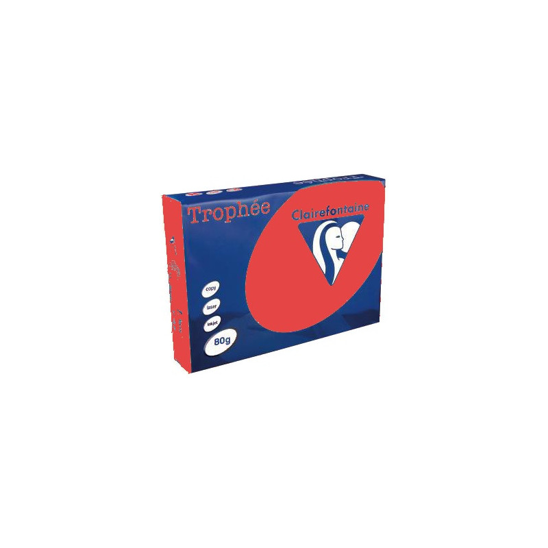 Papier Trophee A4/80g czerwień koralowa (500)
