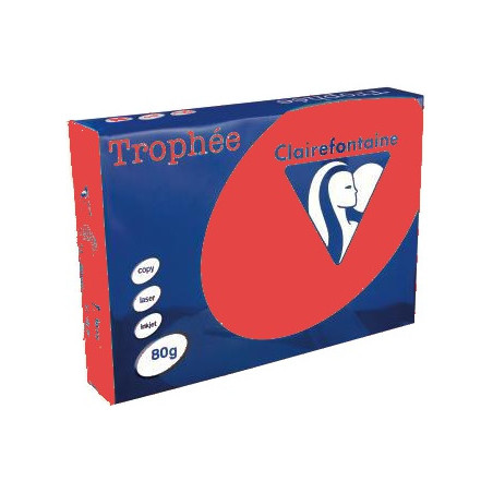Papier Trophee A4/80g czerwień koralowa (500)