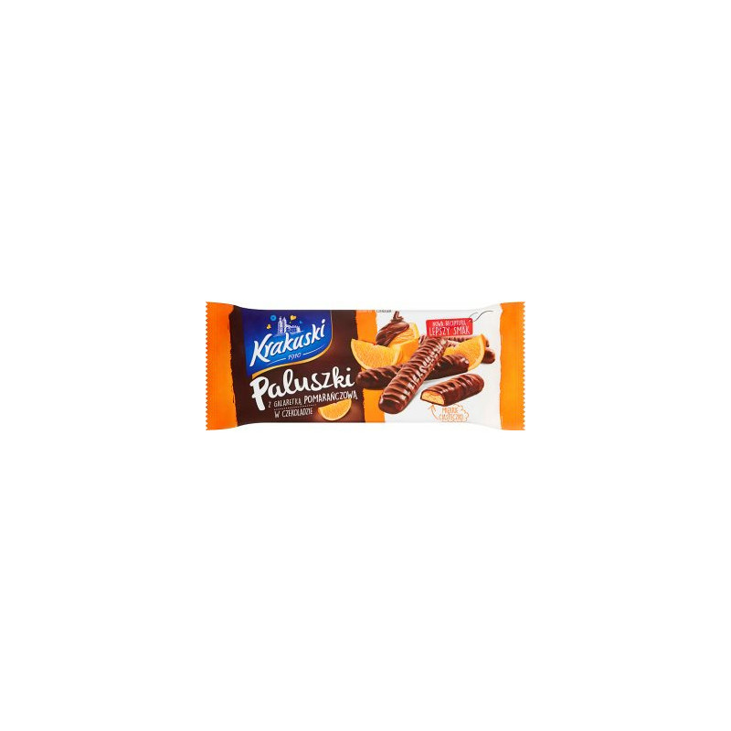 CIASTKA KRAKUSKI PALUSZKI 144g POMARAŃCZOWA GALARETKA