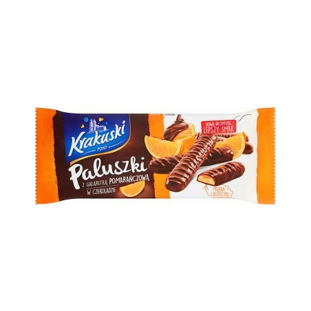 CIASTKA KRAKUSKI PALUSZKI 144g POMARAŃCZOWA GALARETKA
